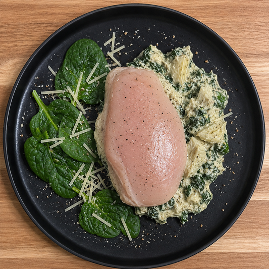 Spinach Artichoke Stuffed Chicken Breast