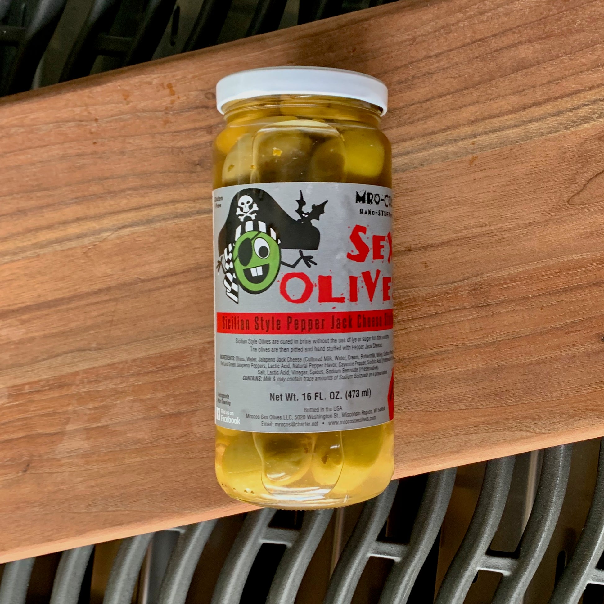 Mro-Cos Sex Olives - Pepperjack Cheese Stuffed image
