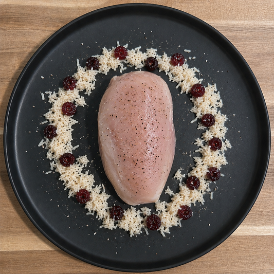 Wild Rice Cranberry Stuffed Chicken Breast