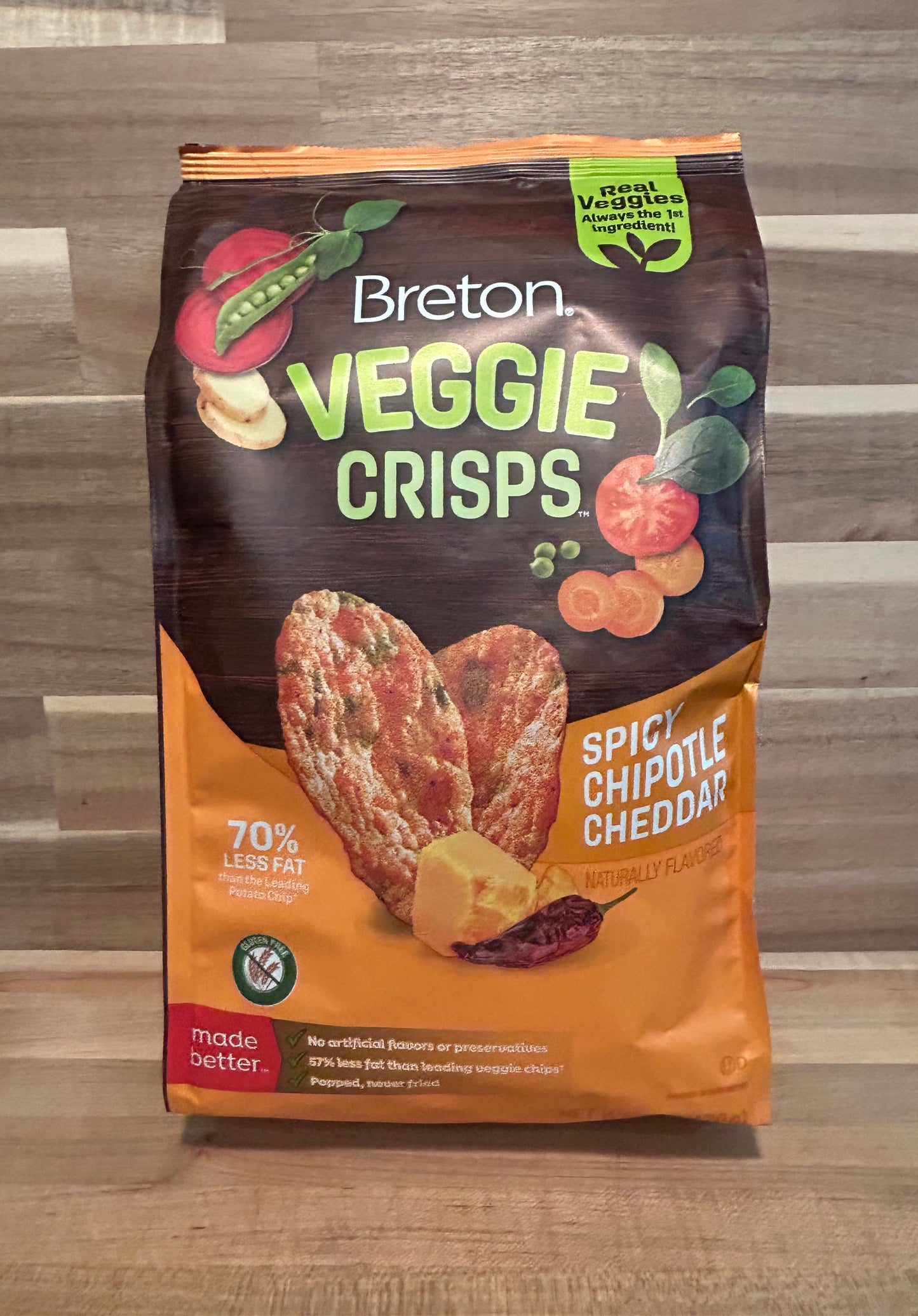 Breton - Veggie Crisps - Spicy Chipotle Cheddar