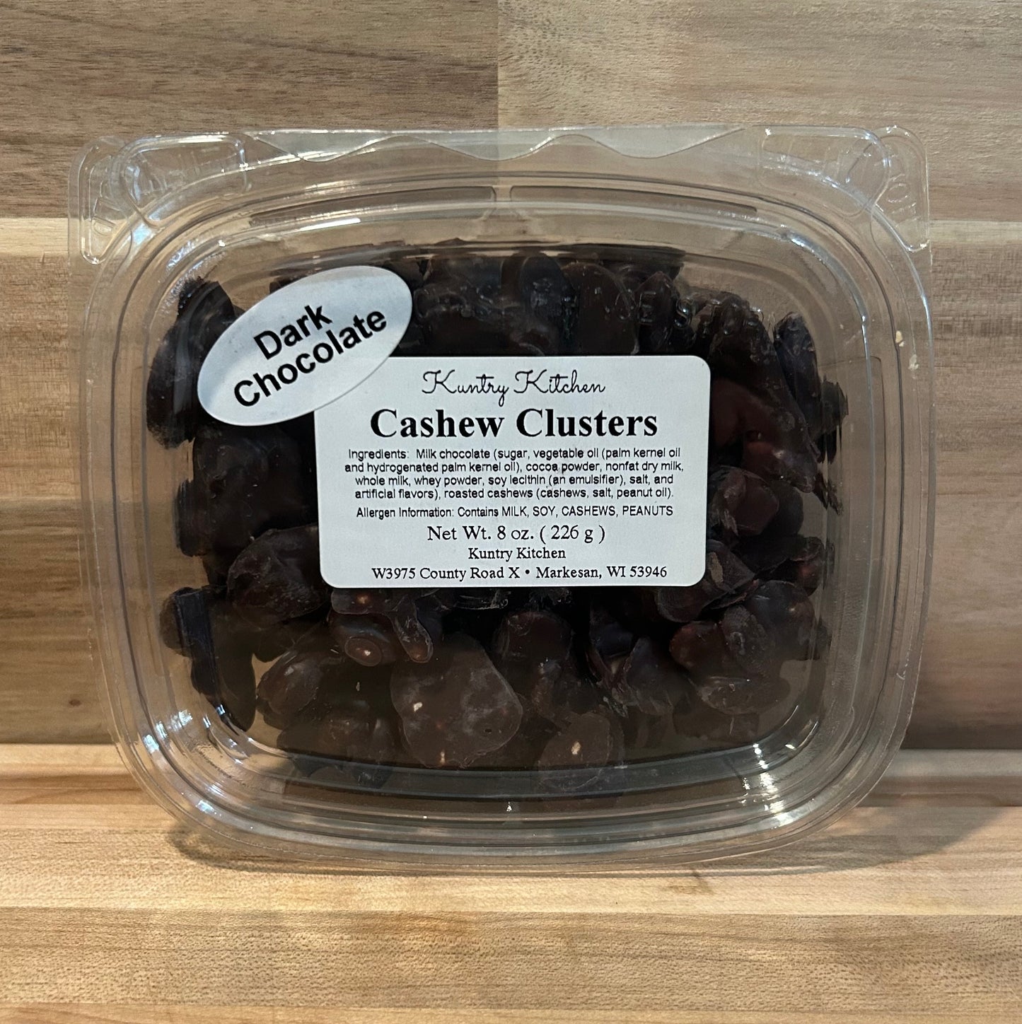 Dark Chocolate - Cashew Clusters
